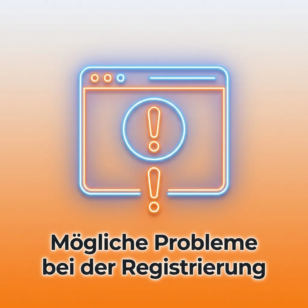 Troubleshooting guide showing common registration problems and solutions, including email verification and password errors.